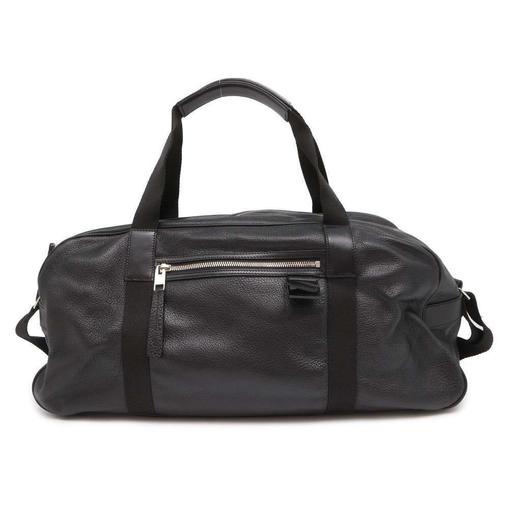 Dior Boston bag leather Homme shoulder travel black Christian - Picture 1 of 12